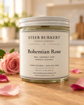 Bohemian Rose – 12 oz Soy Wooden Wick Candle