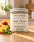 Peach Cilantro – 12 oz Soy Wooden Wick Candle
