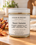 Sweet Autumn – 12 oz Soy Wooden Wick Candle